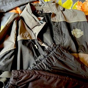 Harley Davidson Rain Gear Set (jacket and pants)